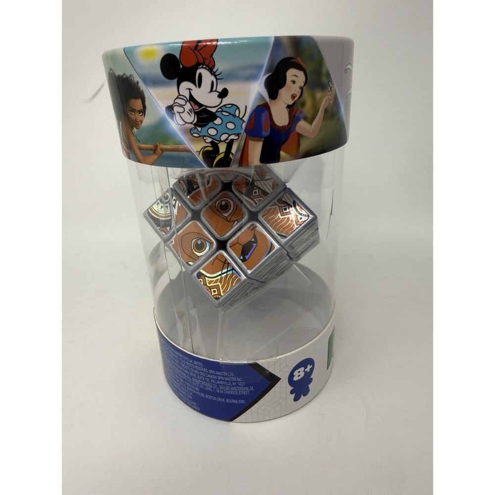 NEW Disney‎ 100 Rubik's Cube Anniversary Metallic Platinum Mickey